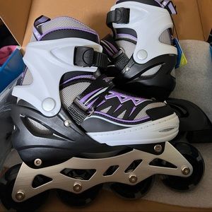 Purple roller skates (13c-3y)